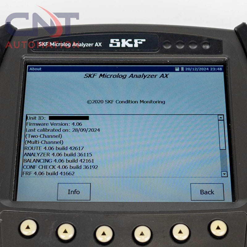 SKF CMXA 80 Microlog Analyzer AX Series Data Collector Analyzer Dual Channel