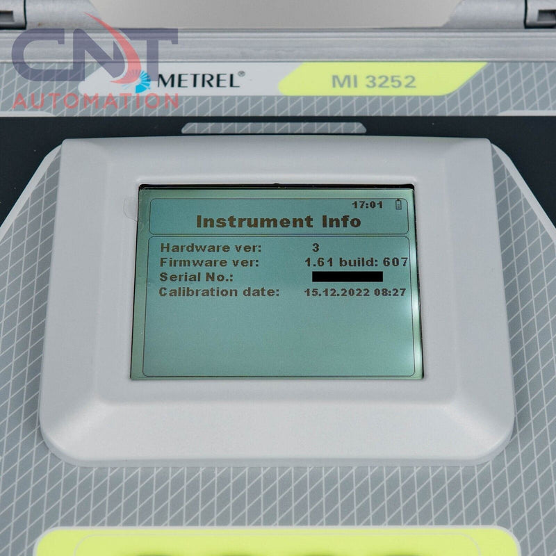 Metrel MI 3252 MicroOhm 100A Portable Low Resistance Ohmmeter