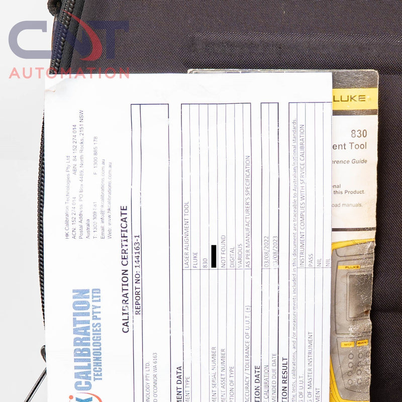Fluke 830 Laser Shaft Alignment Tool Precision Alignment Rotating Machinery