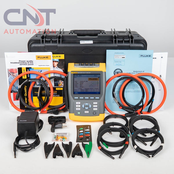 Fluke 435 Three Phase Power Quality and Energy Analyzer W/ Logger & Advanced Opt