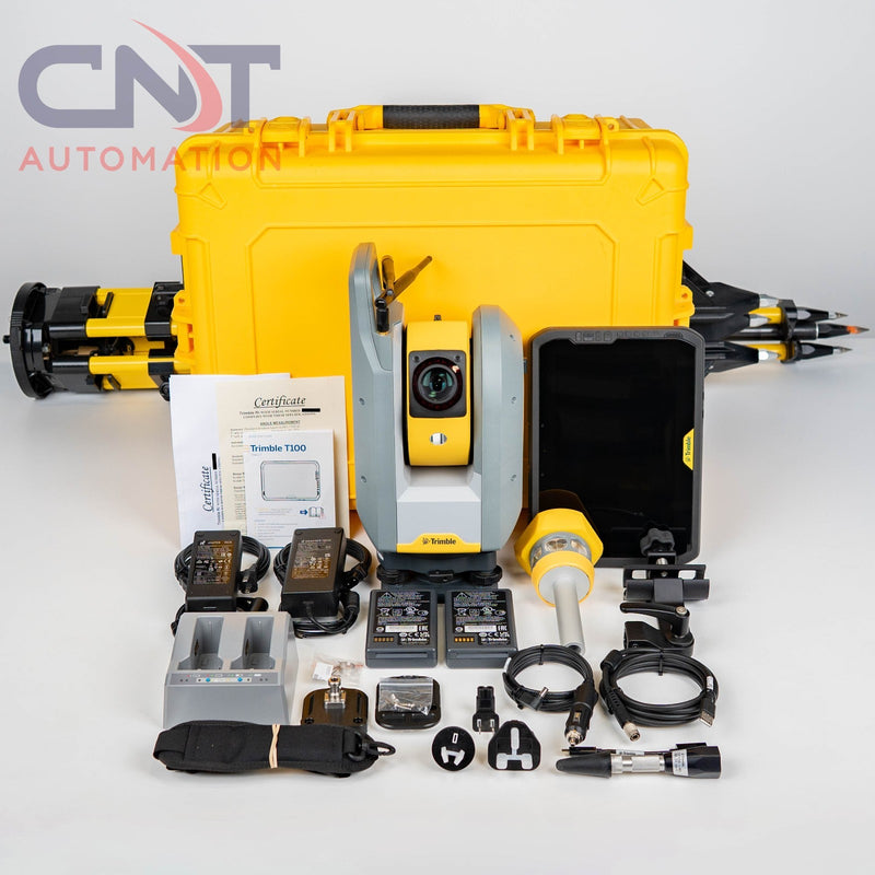 Trimble Ri 2" Robotic Total Station Survey System & T100 Controller Tablet