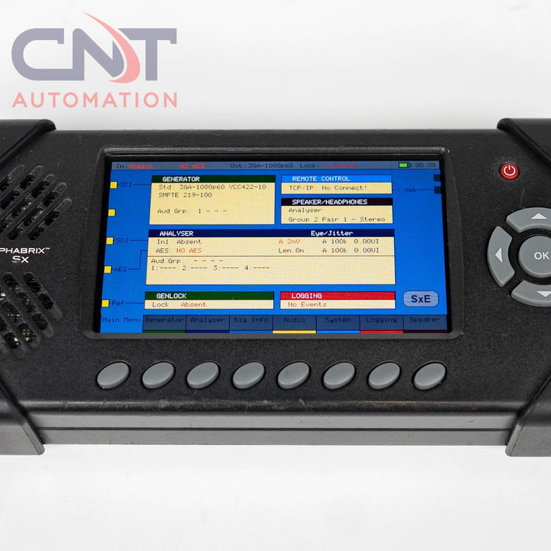 Phabrix SxE Hybrid IP/SDI Test Measurement Analyzer/ SDI Eye & Jitter Analysis