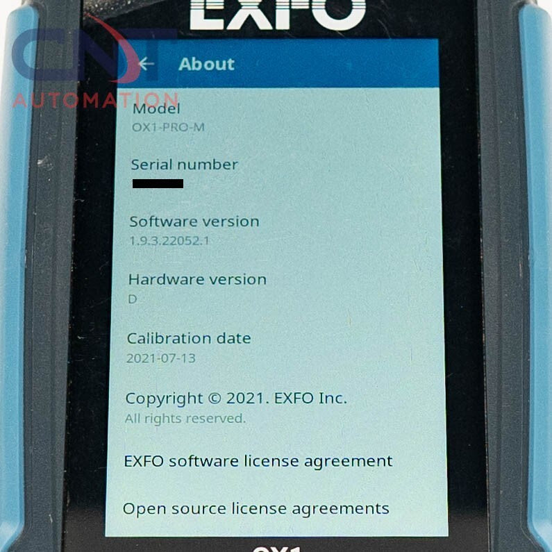 Exfo OX1-PRO-M Optical Explorer Power Meter 1310/1550/1650nm Live