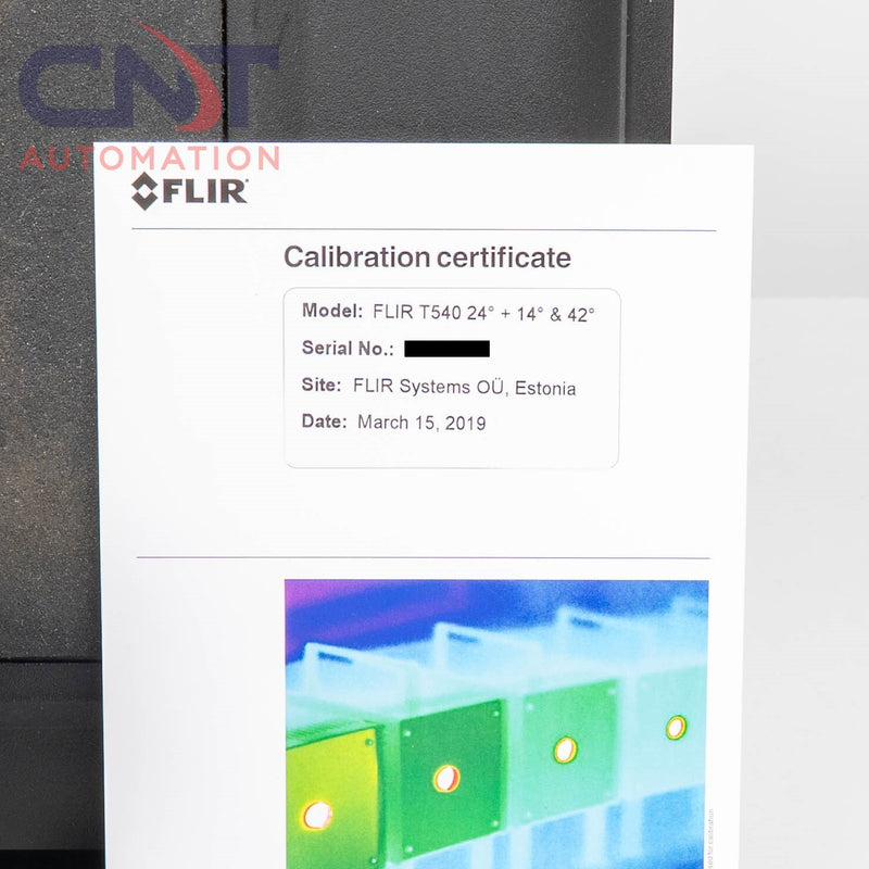 FLIR T540 24°, 42°, 14° Thermal Imaging Camera W/ f=10 (42°), f=29mm (14°) Lens