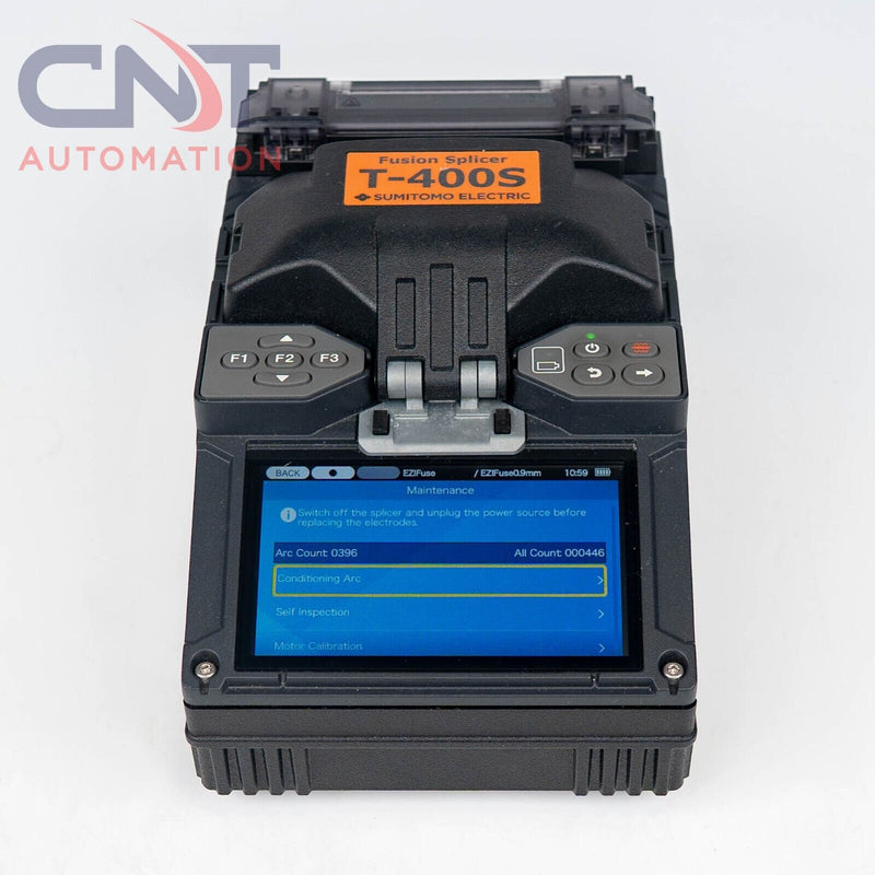 Sumitomo T-400S Active Clad Alignment Handheld Fusion Splicer W/ FC-8R Cleaver