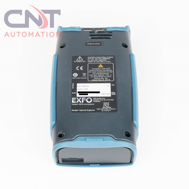 Exfo OX1-PRO-M Optical Explorer Power Meter 1310/1550/1650nm Live