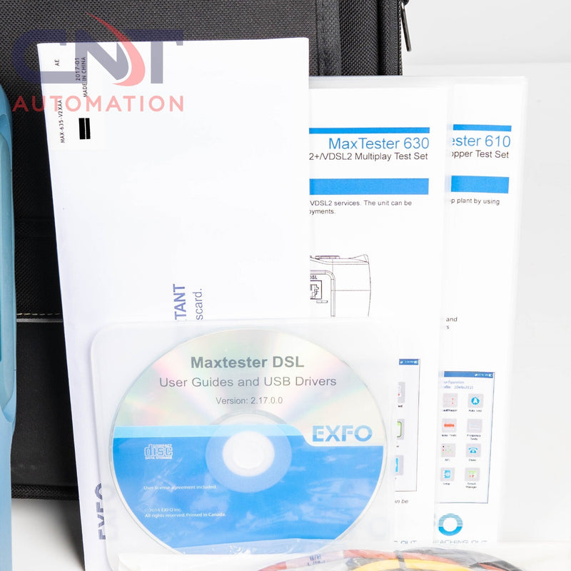 EXFO MaxTester MAX-635-V2XAA Tester VDSL2 Copper xDSL and Gfast Test Lead