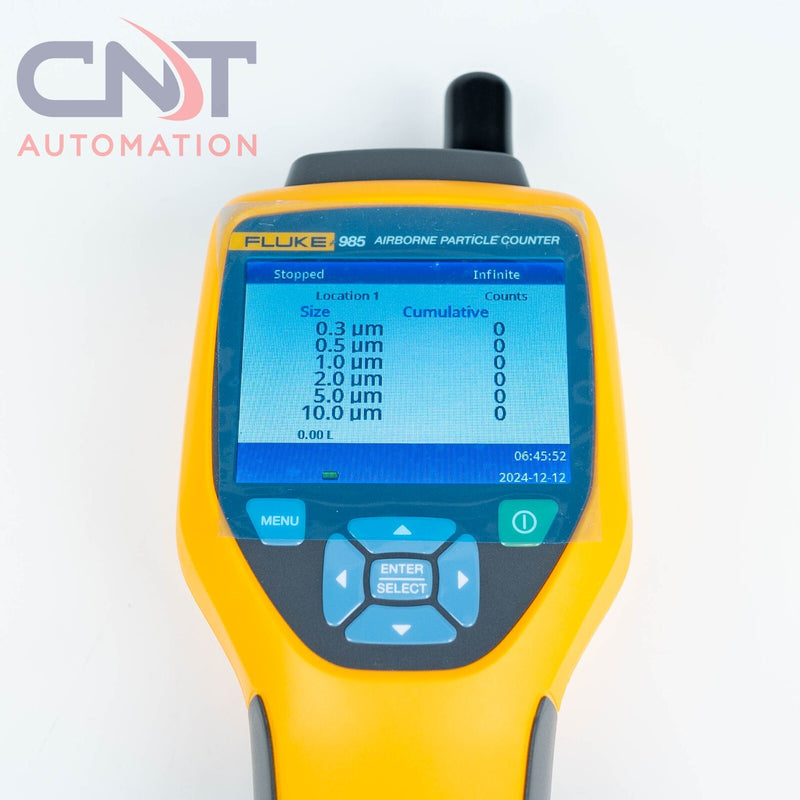 Fluke 985 6 Channel Air Quality Particle Counter Particle Size Range