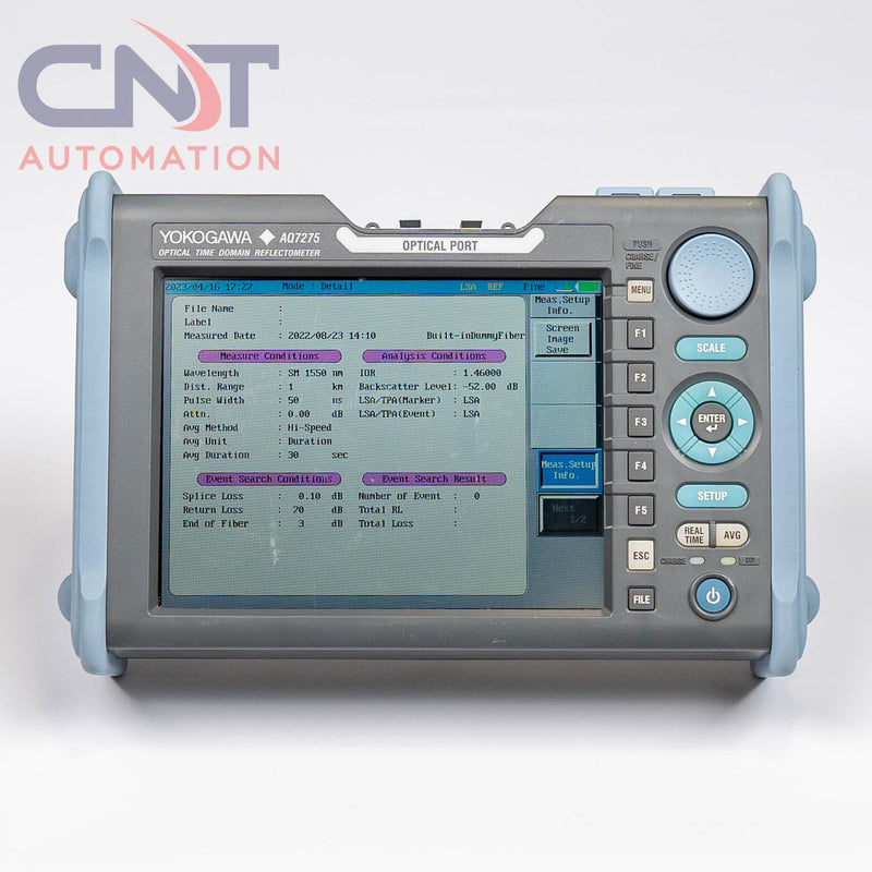 Yokogawa AQ7275 735032 OTDR 1310nm 1550nm Handheld Optical Time Domain Reflectom