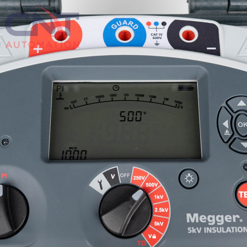 Megger MIT515 5 kV Diagnostic Insulation Resistance Tester 5000V 10TΩ CAT IV