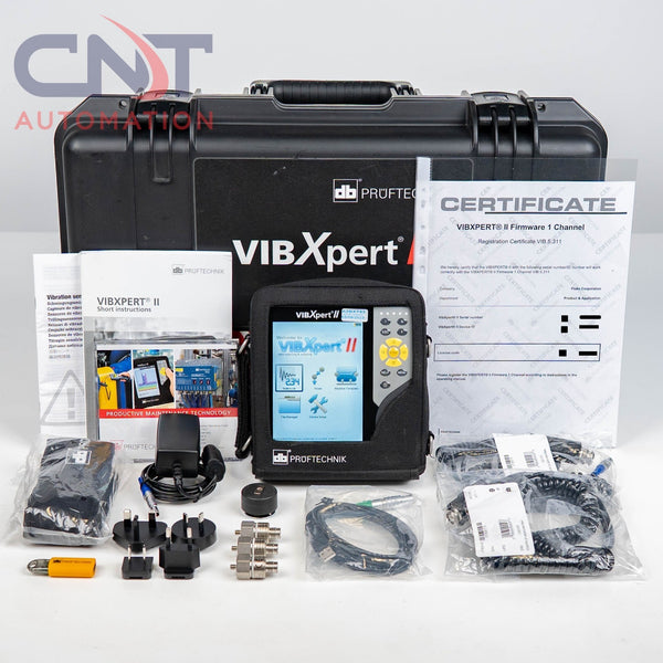 Pruftechnik VibXpert II Vibration Analyzer Data Collector With Accessories