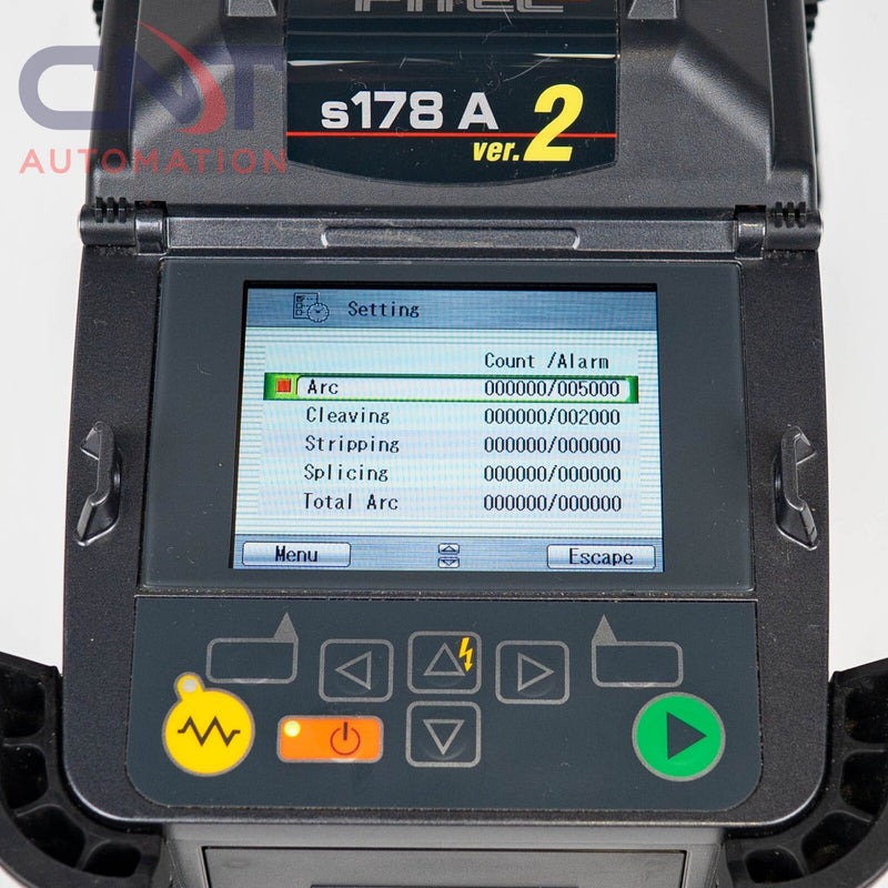 Fitel S178A Fusion Splicer SM MM Fiber Core Alignment With Fitel S326 Cleaver