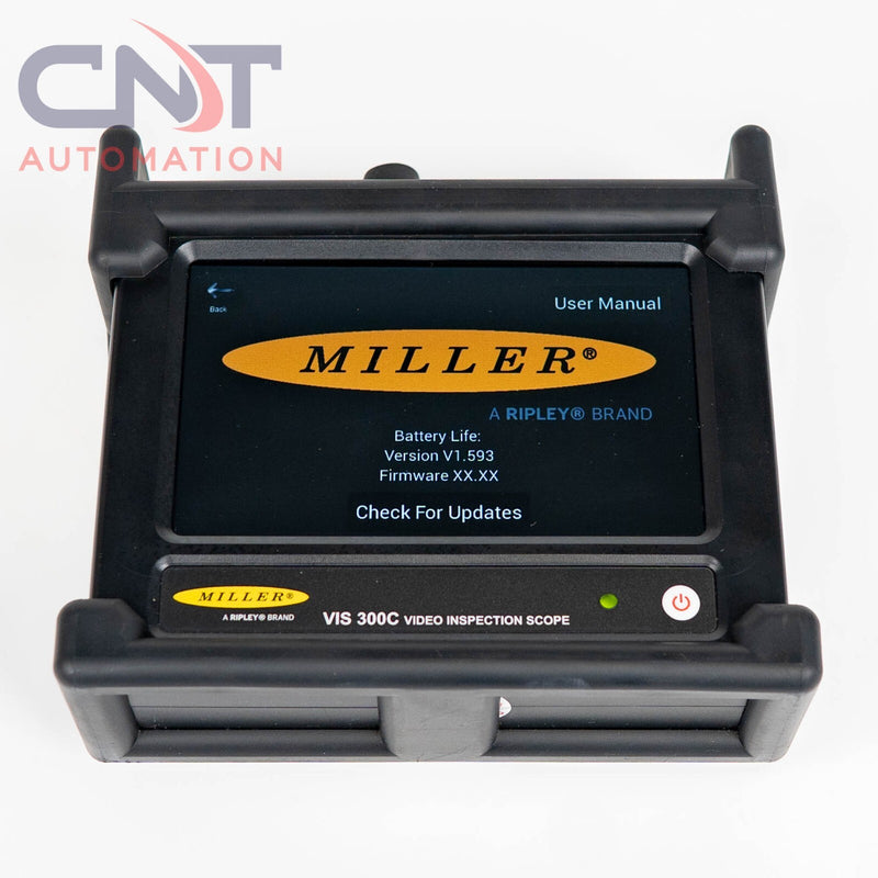 Miller VIS 300C Video Fiber Inspection Scope With VIS 400 HDP & DLS 355