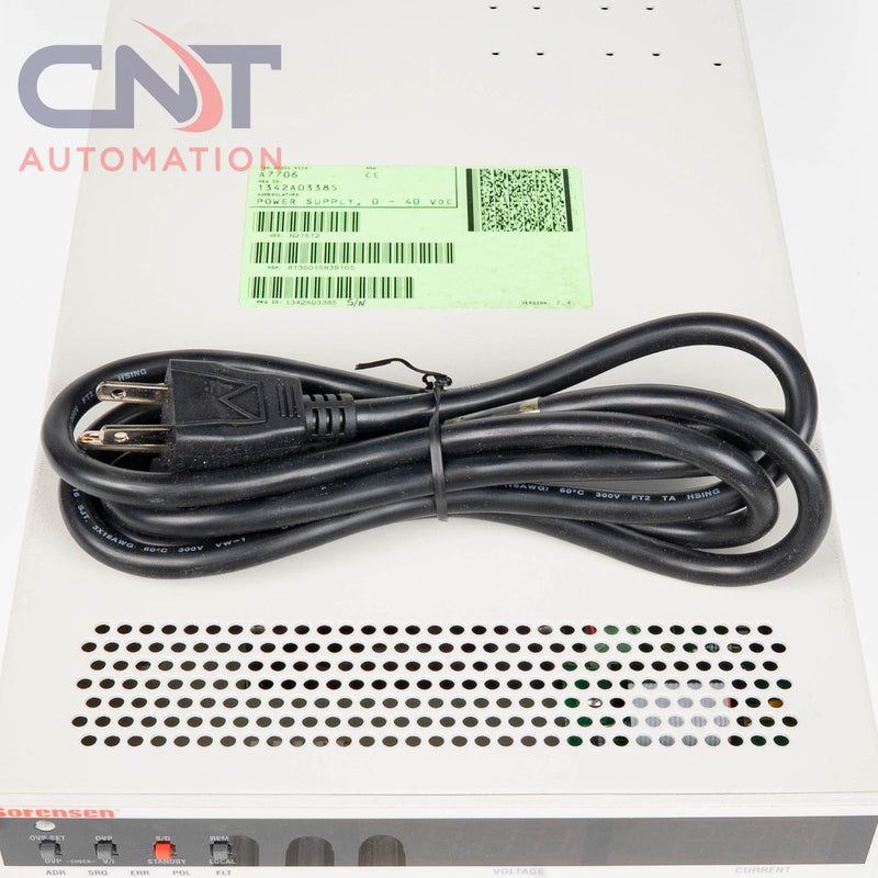Ametek / Sorensen / Xantrex XHR 40-25 Programmable DC Power Supply, 0 to 40 Vdc