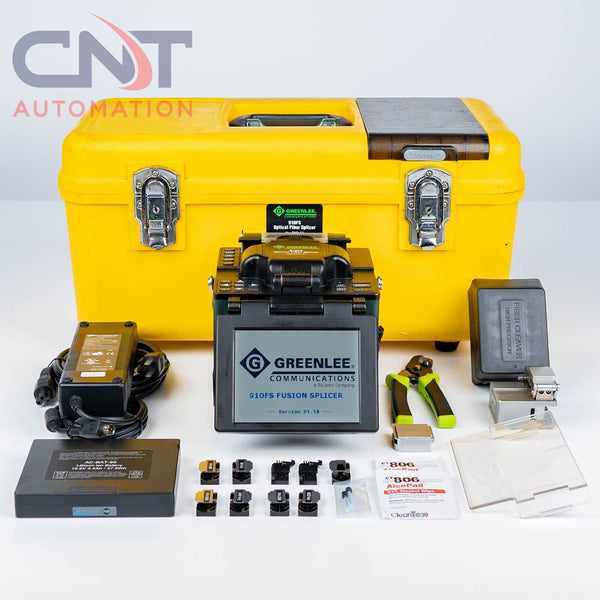 GreenLee 910FS Core Alignment Optical Fiber Fusion Splicer With Fiber Cleaver