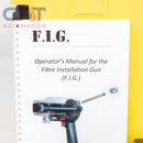 Fiber Installation Gun F.I.G Handheld Cordless Air Blown Microfibre