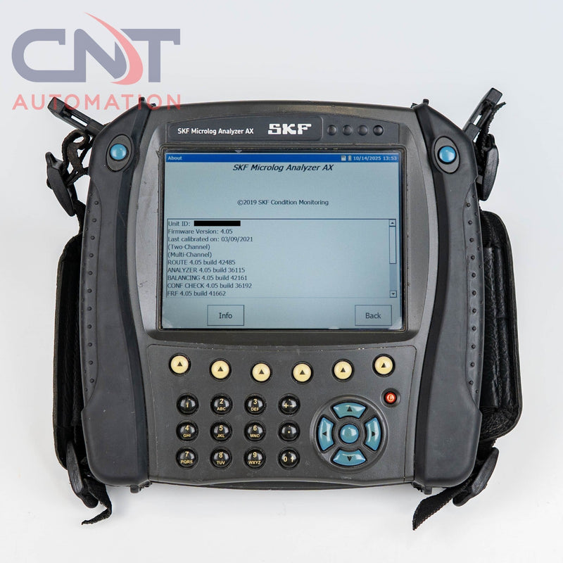 SKF CMXA 80 Microlog Analyzer AX Series Data Collector Dual Channel W/ Balancing