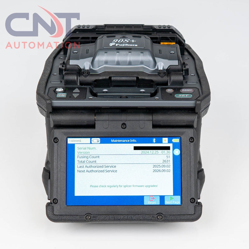 AFL Fujikura 90S+ SM MM Core Alignment Fiber Fusion Splicer With CT-50 Cleaver