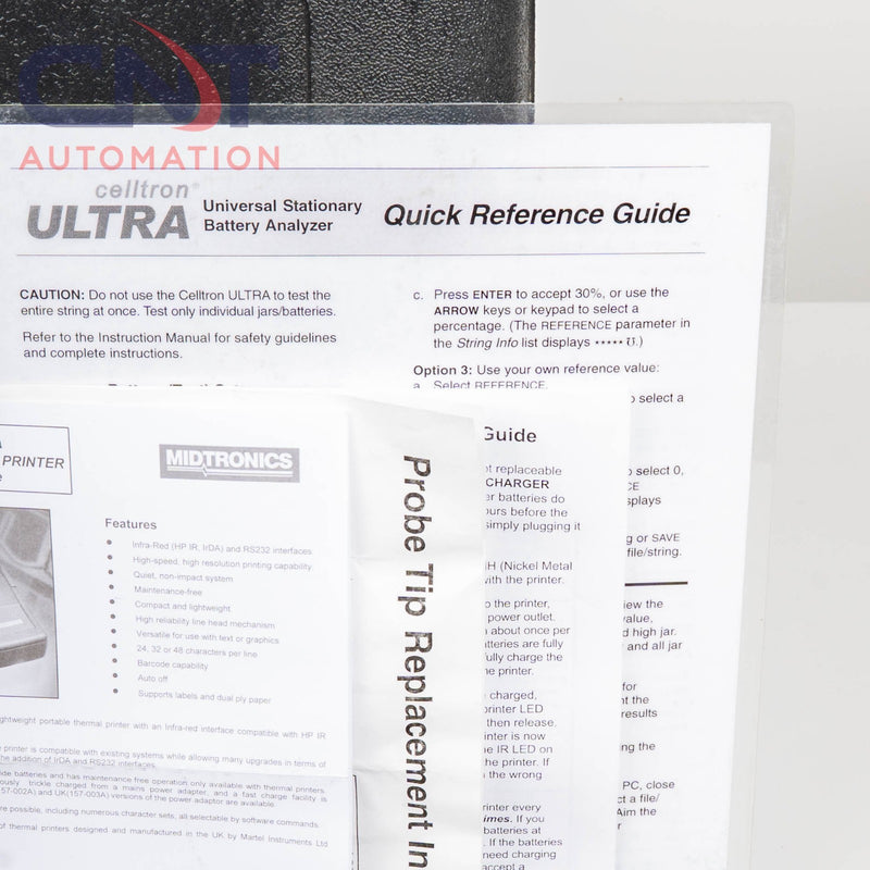 Midtronics Celltron Ultra CTU-6000 Universal Stationary Battery Analyzer