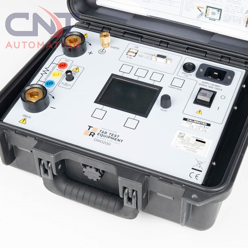 T&R Test Equipment DMO200 High Current Digital Micro-Ohmmeter