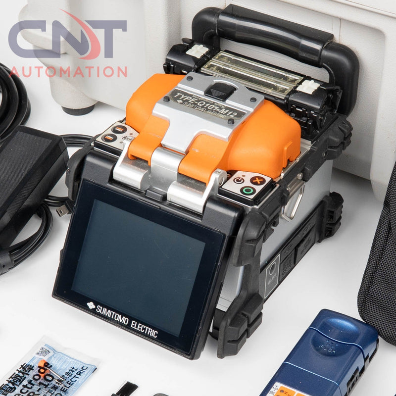 Sumitomo TYPE-Q101-M12 Mass Ribbon Fusion Splicer With JR-6+ And FC-6RM Cleaver
