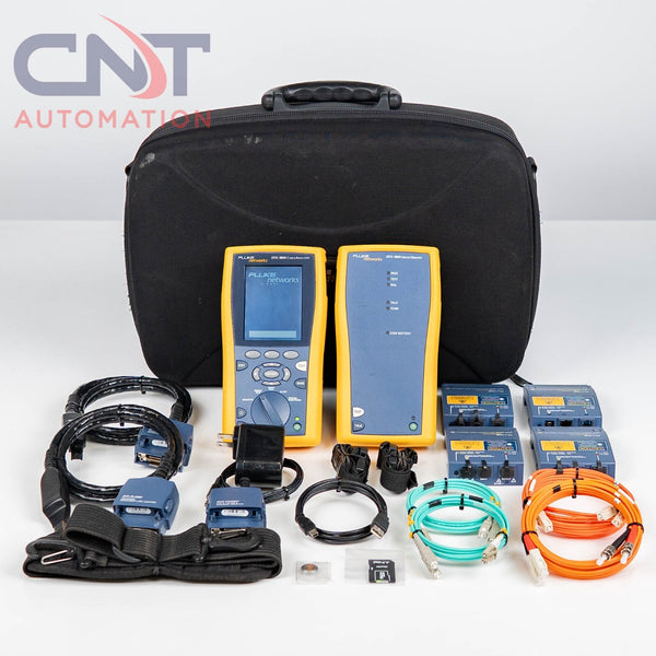 Fluke Networks DTX-1800 DTX Cable Analyzer & Smart Remote W/ DTX-SFM & DTX-MFM