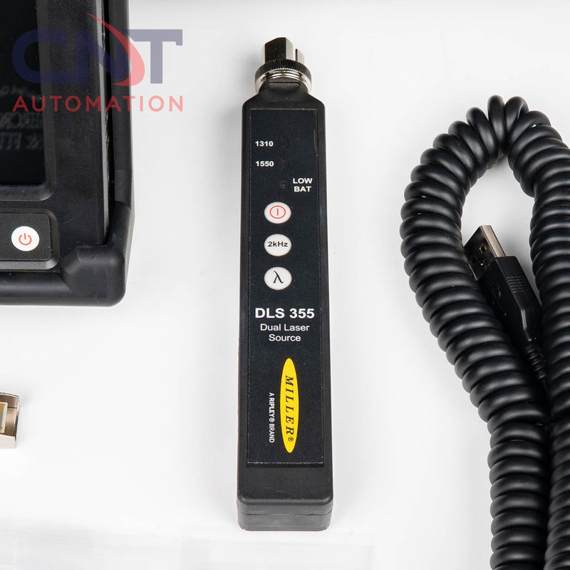 Miller VIS 300C Video Fiber Inspection Scope With VIS 400 HDP & DLS 355
