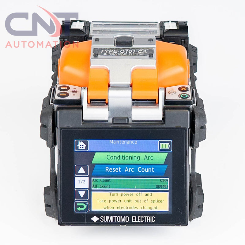 Sumitomo Type-Q101-CA Fusion Splicer Optic Equipment W/ FC-6RM Fiber Clever