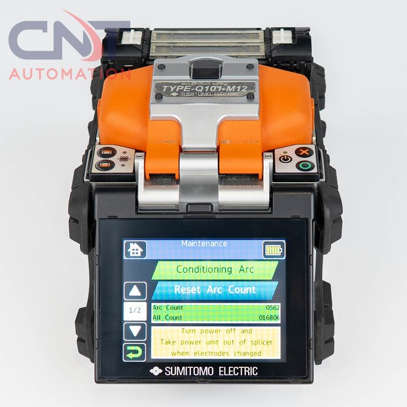 Sumitomo TYPE-Q101-M12 Mass Ribbon Fusion Splicer With JR-6+ And FC-6RM Cleaver
