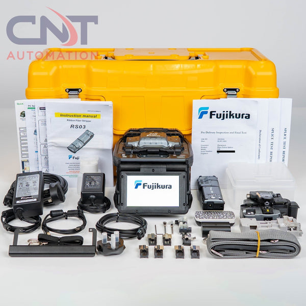AFL Fujikura 90R Ribbon Fiber Fusion Splicer W/ CT-50 Cleaver & Thermal Stripper