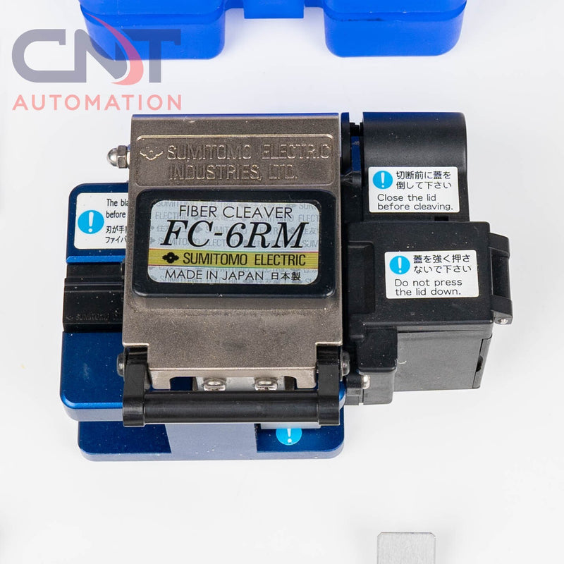 Sumitomo Type-Q101-CA Fusion Splicer Fiber Optic With FC 6RM Fiber Clever