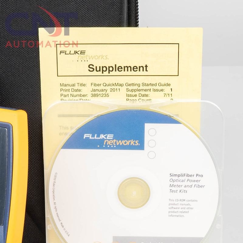 Fluke Networks Fiber QuickMap Multimode W/ SimpliFiber & VisiFault Fault Locator