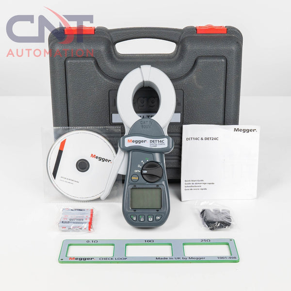 Megger DET14C Digital Earth Clamp-On Ground Resistance Meter 50mΩ to 1500Ω
