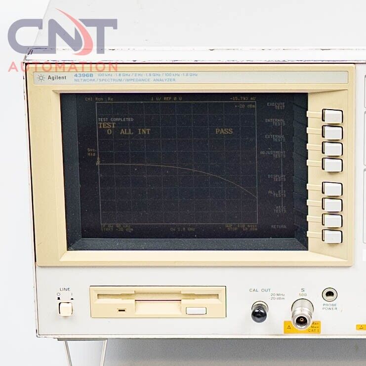 Agilent 4396B RF Network/Spectrum/Impedance Analyzer Option 010 2Hz to 1.8Ghz