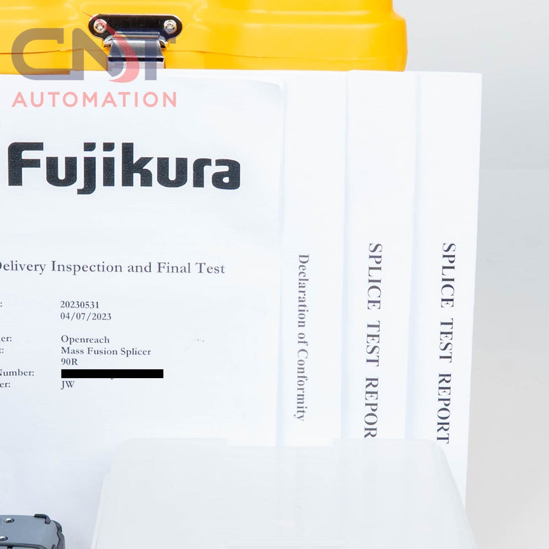 AFL Fujikura 90R Ribbon Fiber Fusion Splicer W/ CT-50 Cleaver & Thermal Stripper