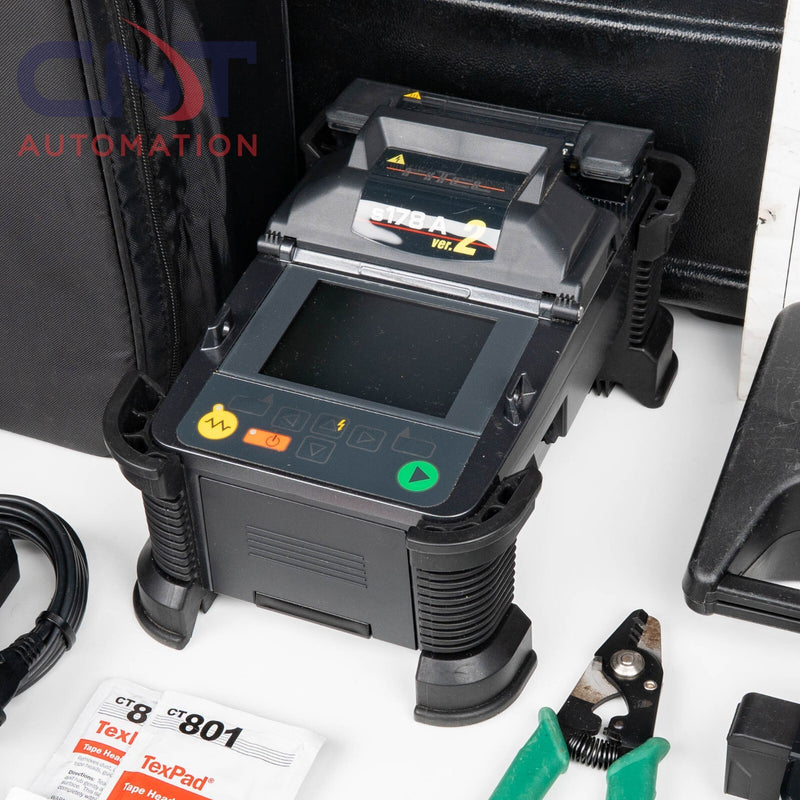 Fitel S178A Fusion Splicer SM MM Fiber Core Alignment With Fitel S326 Cleaver