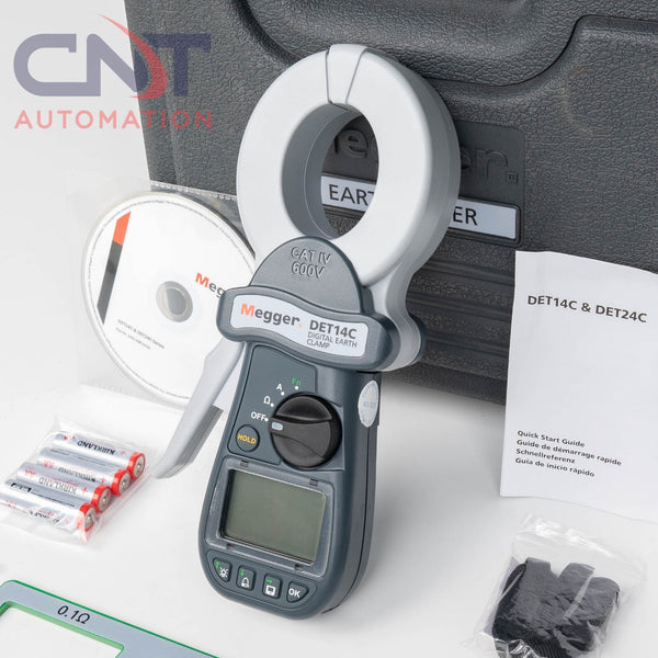 Megger DET14C Digital Earth Clamp-On Ground Resistance Meter 50mΩ to 1500Ω