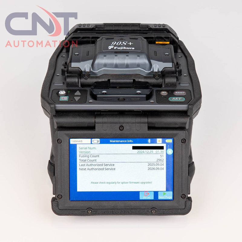 AFL Fujikura 90S+ SM MM Core Alignment Fiber Fusion Splicer With CT-50 Cleaver