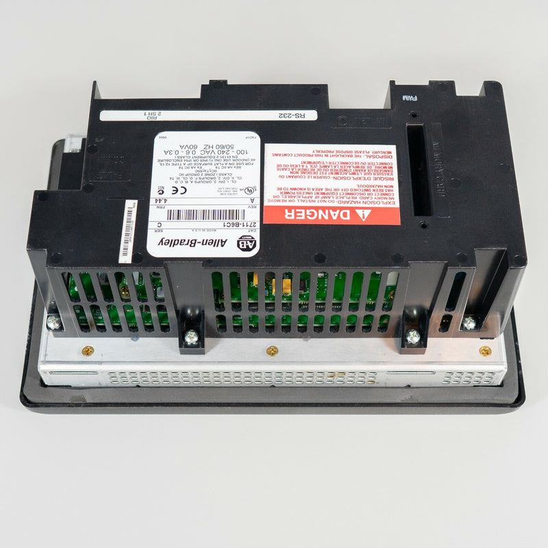 Allen Bradley PanelView 600 2711-B6C1 HMI Terminal With Mounting Hardware