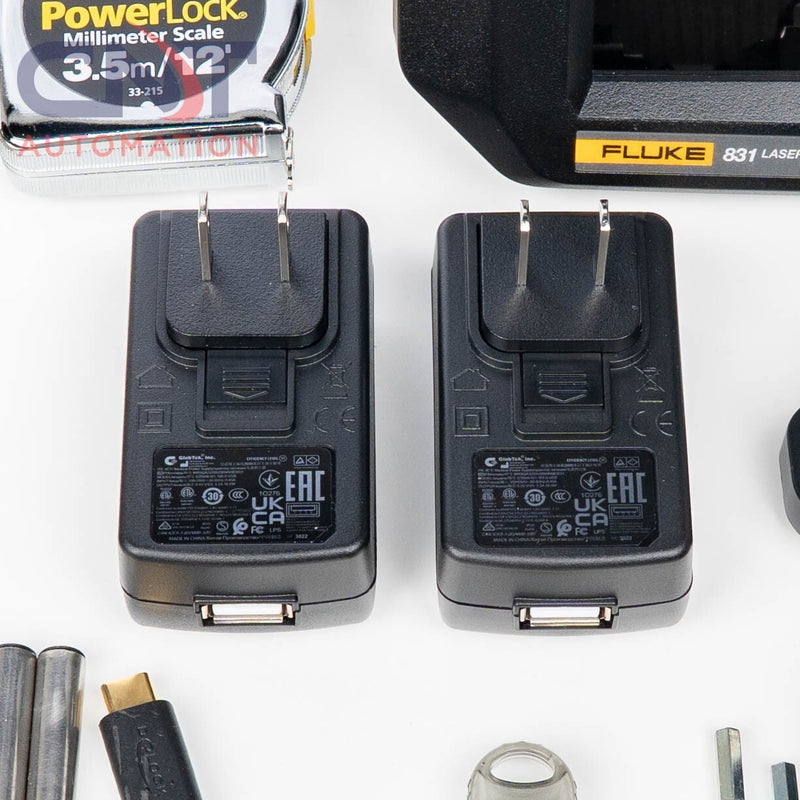 Fluke 831 Laser Shaft Alignment Tool with Fluke Reflector Prism and Sensor Laser