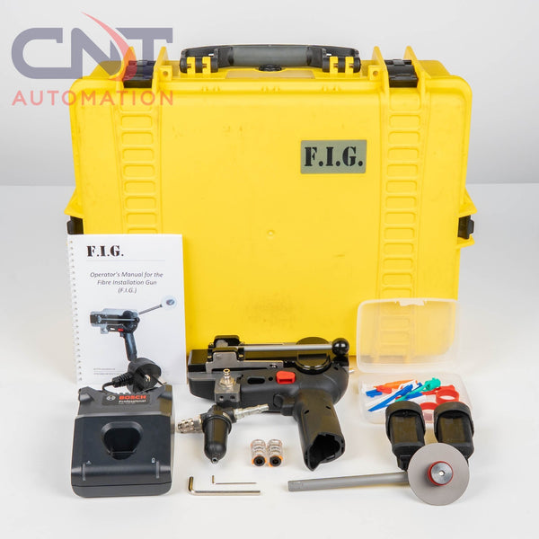 Fiber Installation Gun F.I.G Handheld Cordless Air Blown Microfibre