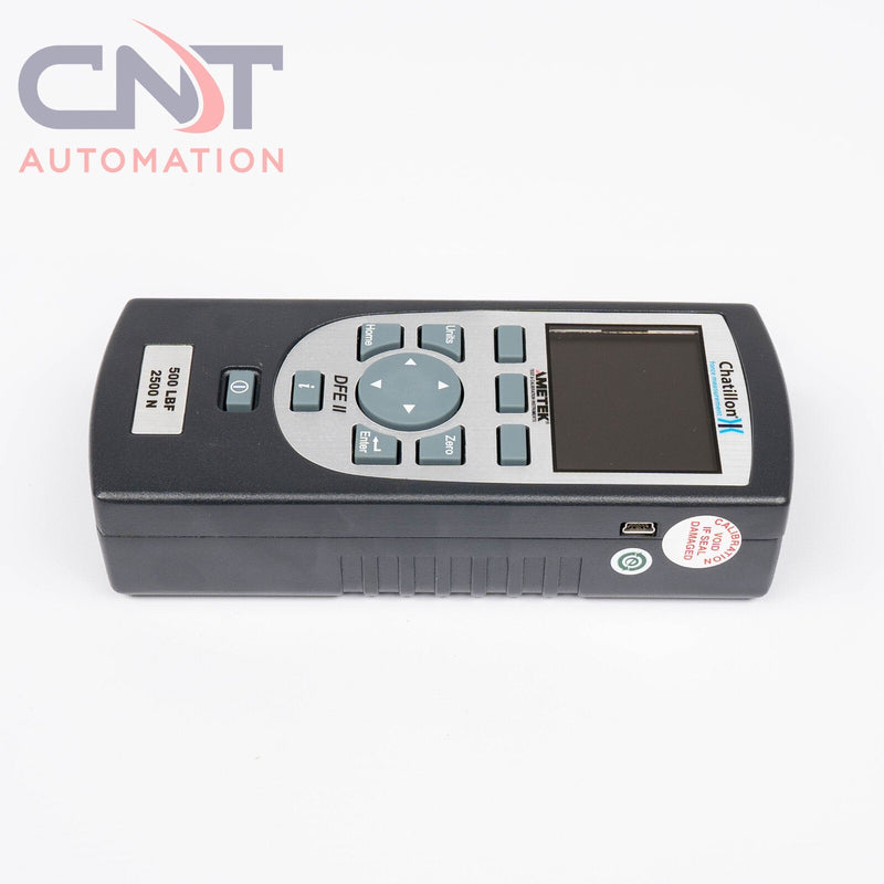 Ametek Chatillon DFE2 II Series 500LBF 2500N Digital Force Gauge Scale DFE III