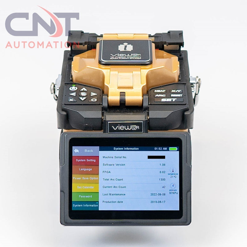 INNO View 12R SM MM Mass Fiber Ribbon Fusion Splicer W/ V7 cleaver and Stripper