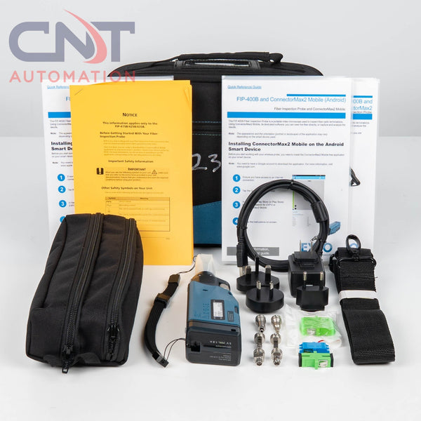 EXFO FIP-435B-APC Wireless Fiber Video Inspection Probe with APC Tip Adapters