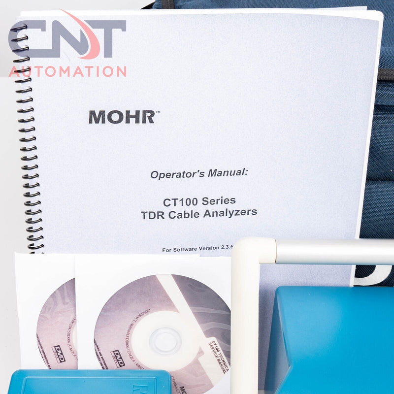 MOHR CT100 Series High‐Resolution Automated Metallic TDR Cable Tester