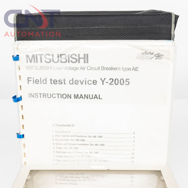 Mitsubishi Y-2005 Breaker Tester Low-Voltage Air Circuit Breaker Field Tester