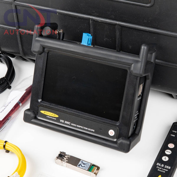 Miller VIS 300C Video Fiber Inspection Scope With VIS 400 HDP & DLS 355