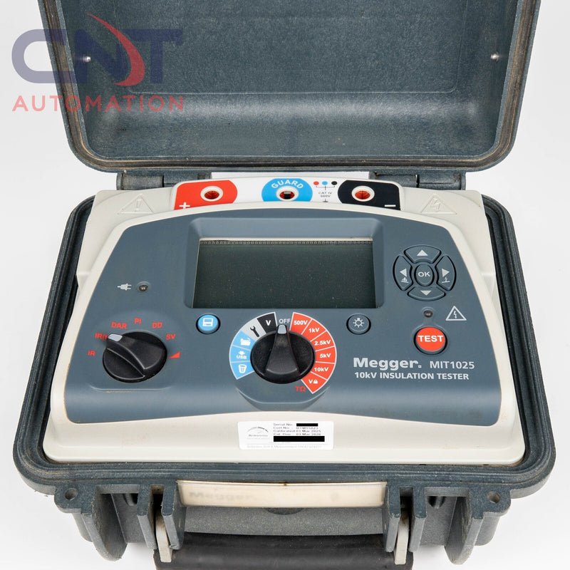Megger MIT1025 10 kV Diagnostic Insulation Resistance Tester