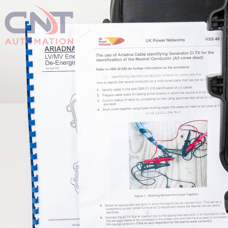 Ariadna CI-TX LV/MV Energised and De-Energised Cable Indentifier