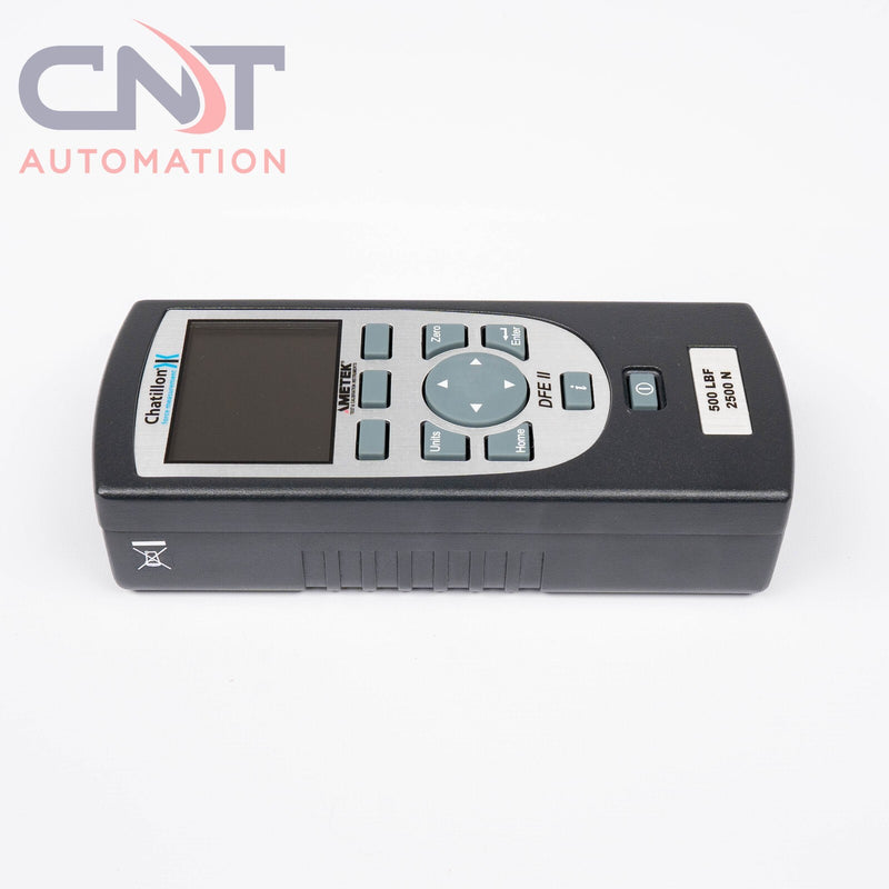 Ametek Chatillon DFE2 II Series 500LBF 2500N Digital Force Gauge Scale DFE III